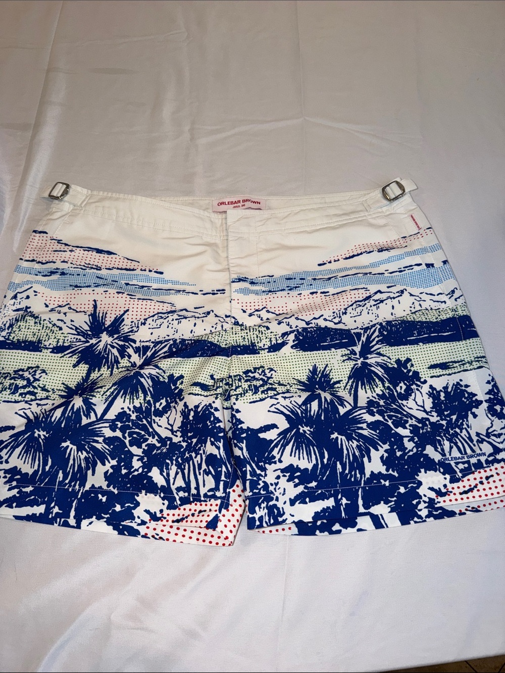709202 Orlebar Brown Swimsuit Sz 36 bulldog